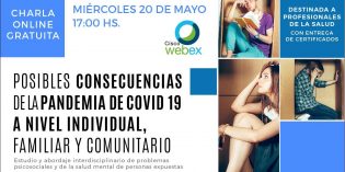 COVID-19: charla on line para profesionales. COVID-19: charla on line para profesionales.