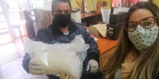 IPLyC SE volvió a entregar barbijos para vendedores IPLyC SE volvió a entregar barbijos para vendedores