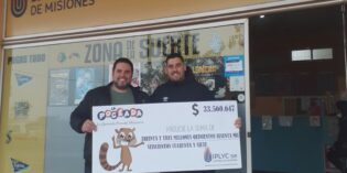Felices de vender el primer premio de la Poceada Felices de vender el primer premio de la Poceada