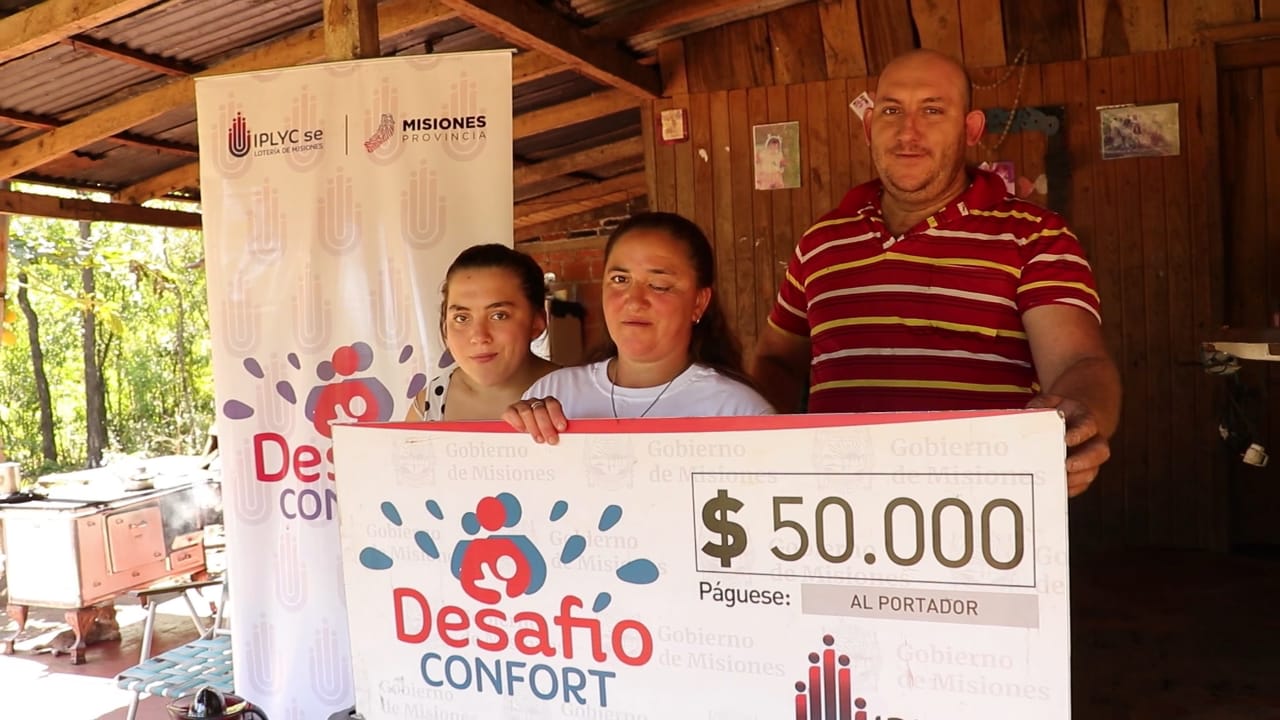 ganadora Desafío Confort