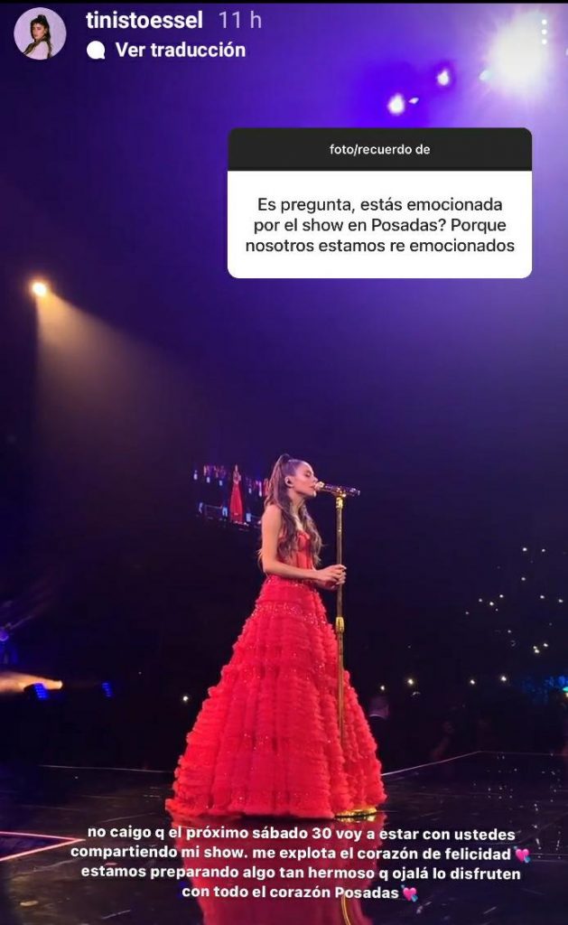 Tini estará en Posadas