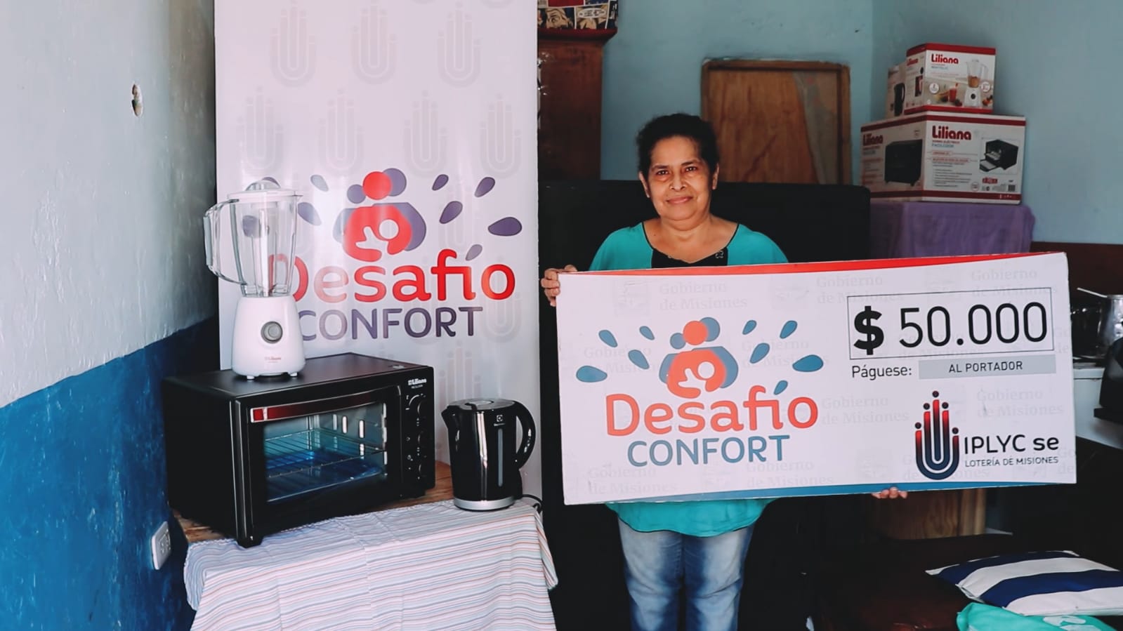 ganadora de Desafío Confort