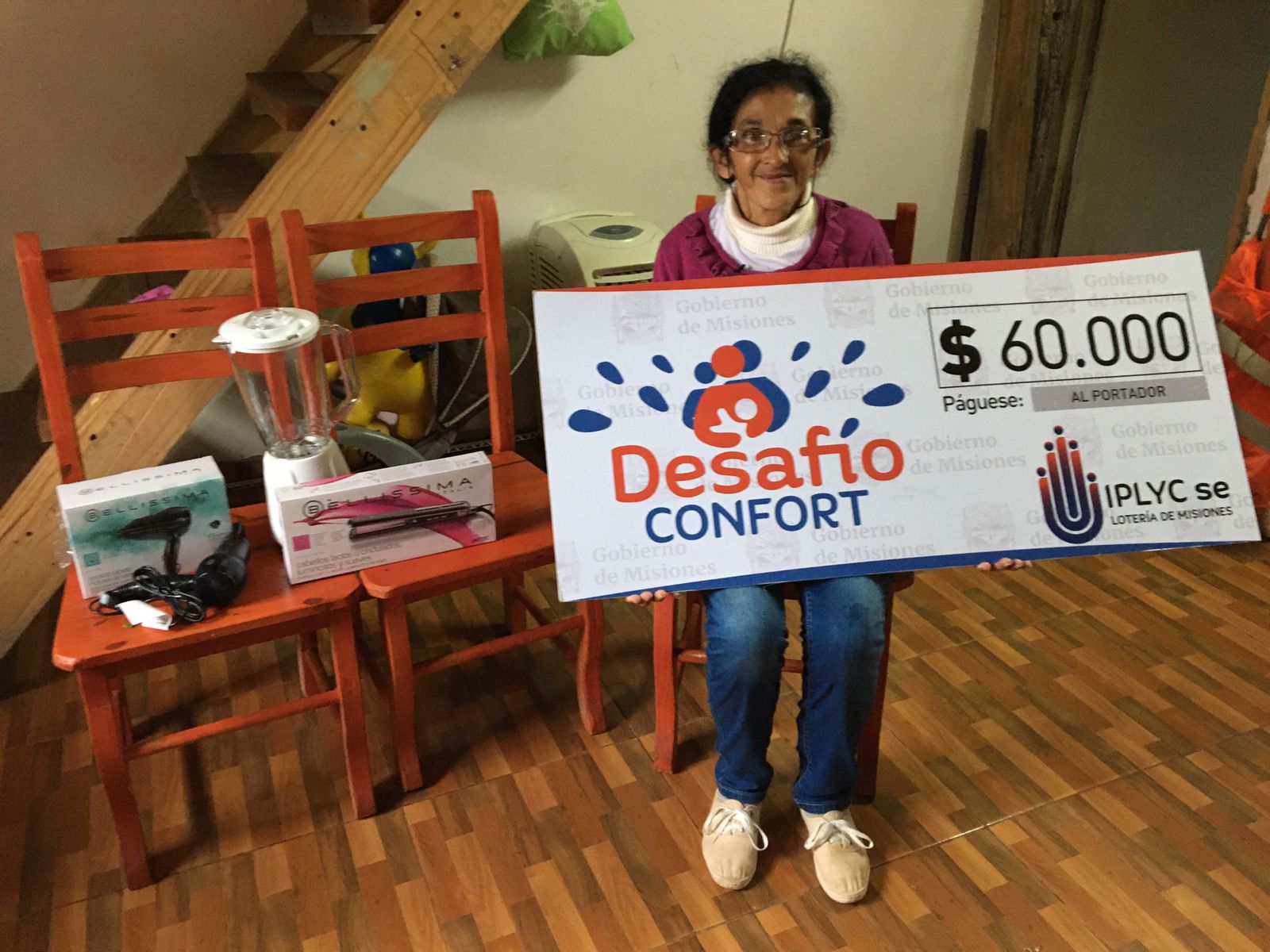 Susana Sandoval ganadora de Desafío Confort