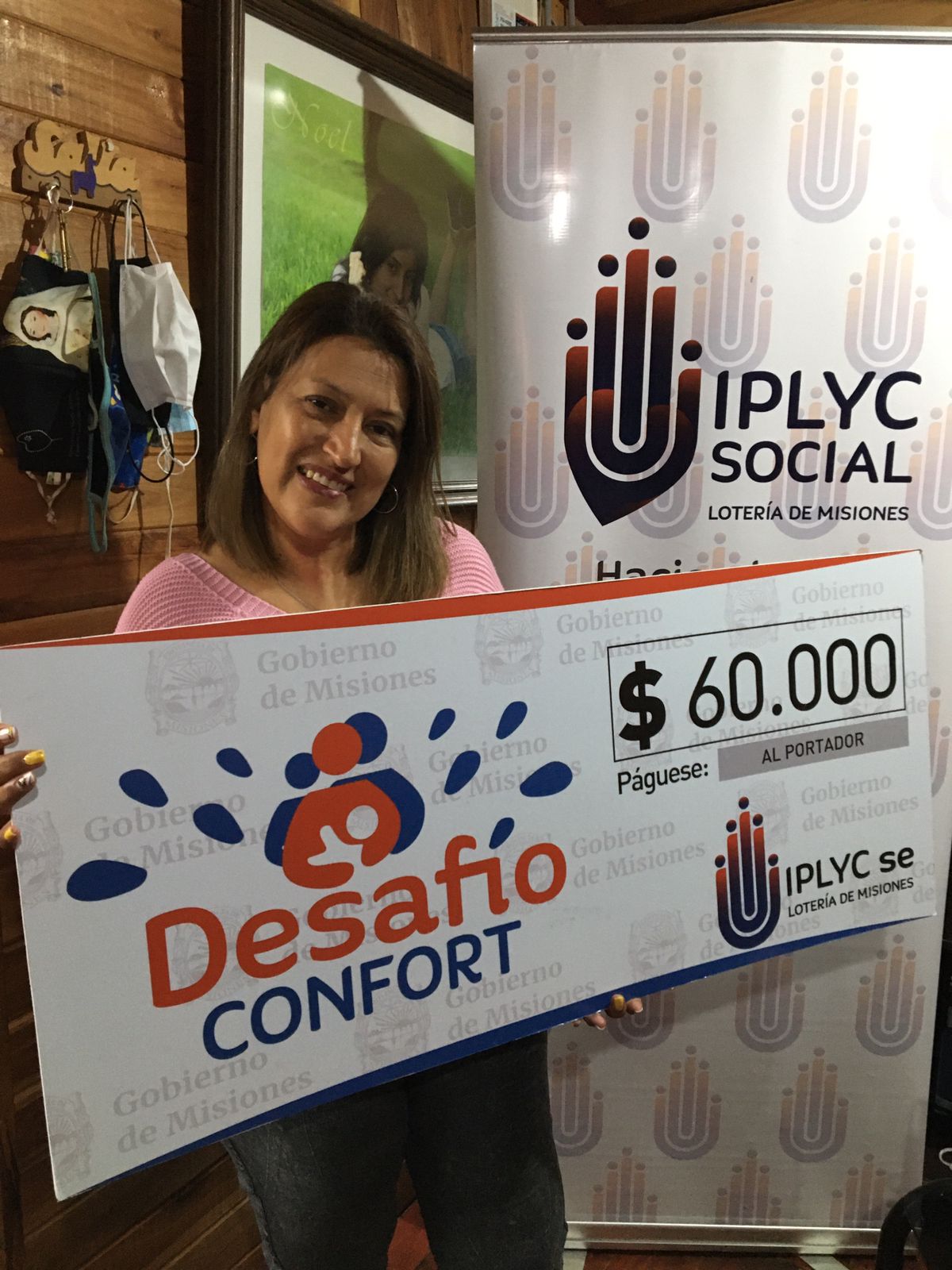Biviana Griselda Pineda ganadora de Desafío Confort