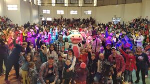 La celebración de San Antonio de Padua, patrono de Oberá, fue animada por el programa “Gurises Felices”.