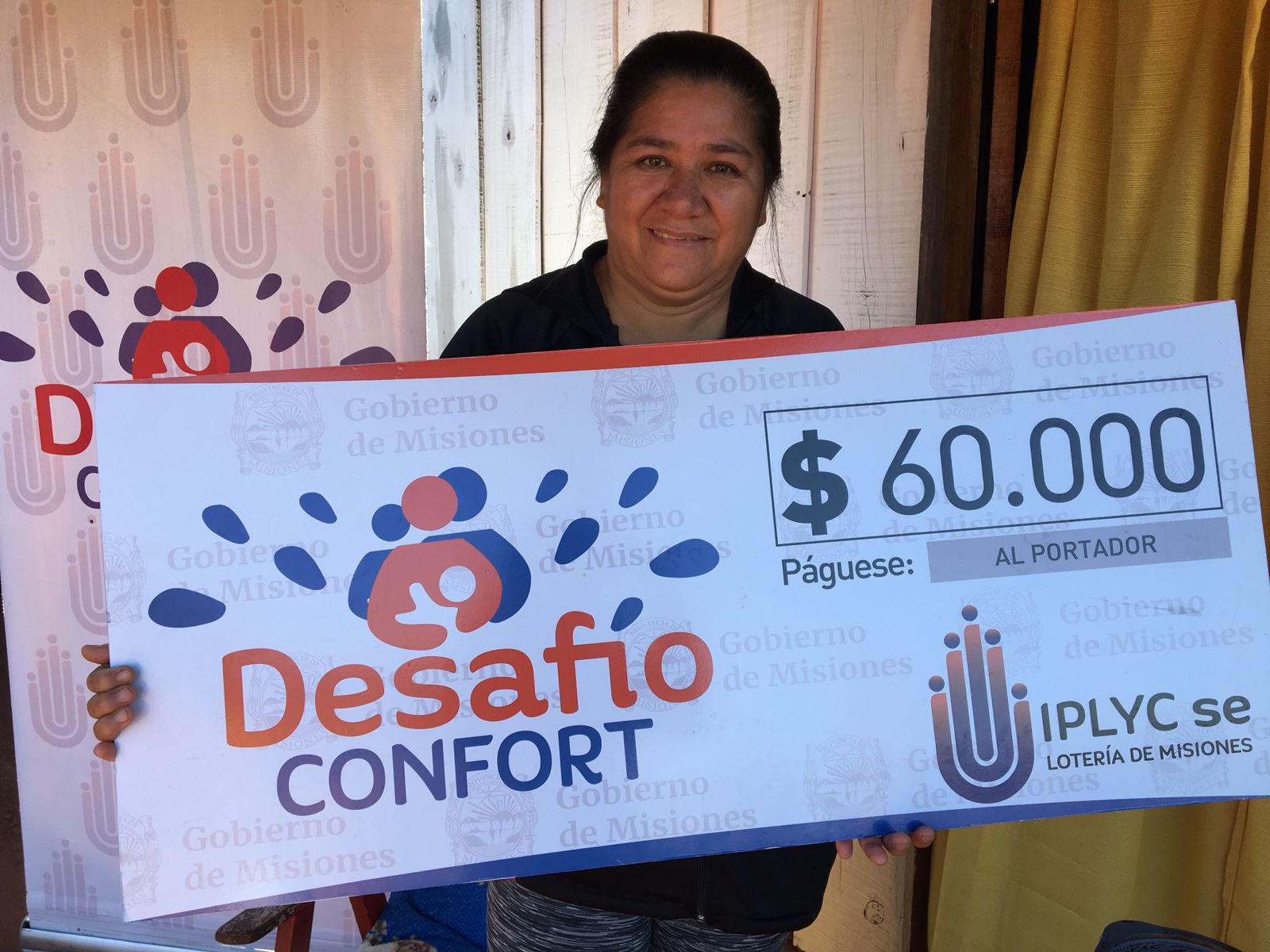 Elba Maria Ruiz Díaz, de Eldorado, ganadora de Desafío Confort