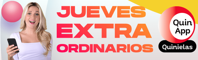 QuinApp sorteos Extraordinarios todos los días jueves