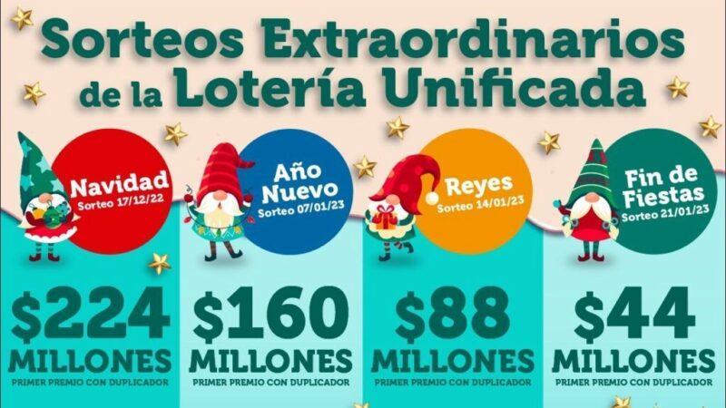 Sorteos extraordinarios de la Lotería Unificada