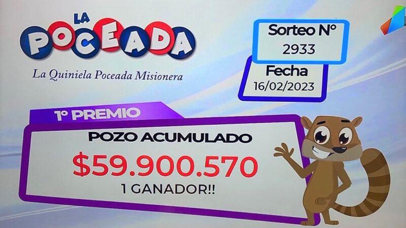 captura de pantalla de la búsqueda de ganadores del sorteo