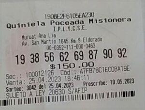 ticket ganador