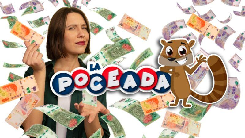 mujer con lluvia de billetes (imagen ilustrativa)