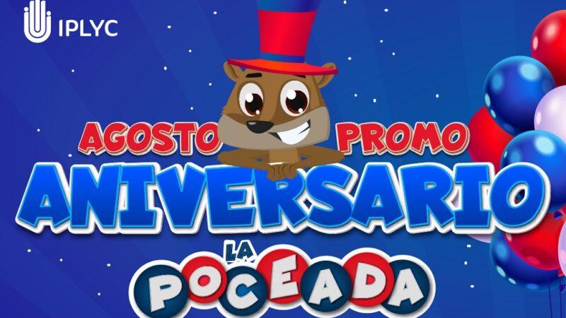 Promo aniversario de la Poceada: sorteos especiales, participan los tickets no premiados.