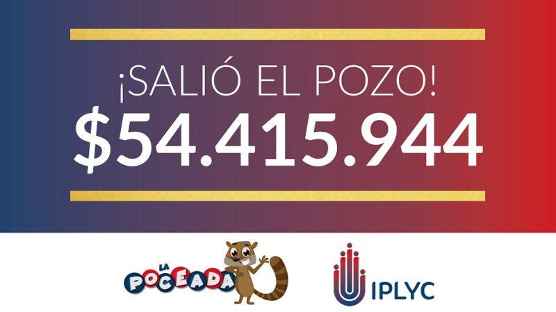 Más de 50 millones para Montecarlo. Primer premio de la Poceada: 54.415.499 pesos.