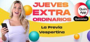 Sorteos extraordinarios de QuinApp en La Previa y Vespertina.