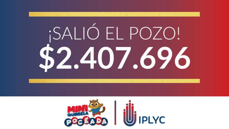 Un ganador de Posadas de la Mini Poceada, con 2.407.696 pesos.