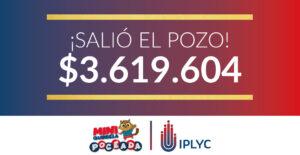 Un ganador de Posadas de la Mini Poceada, con 3.619.604 pesos.
