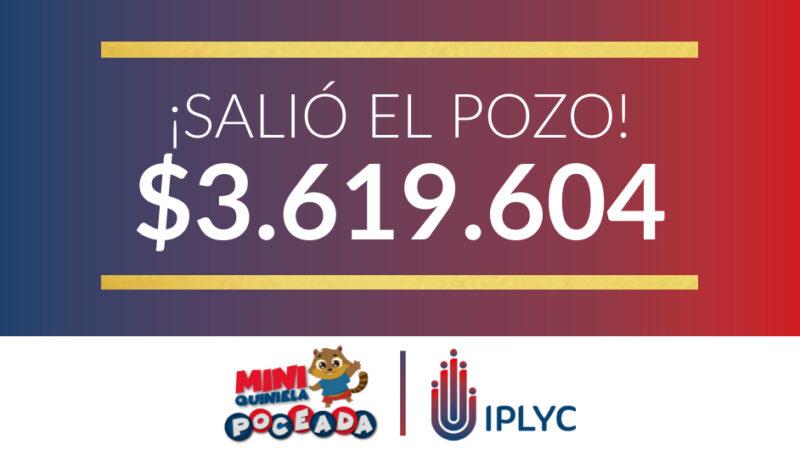 Un ganador de Posadas de la Mini Poceada, con 3.619.604 pesos.