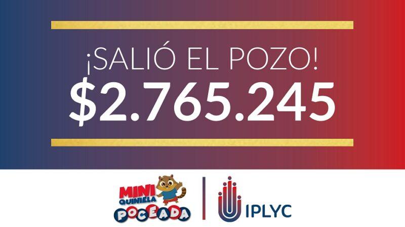 Un apostoleño ganó con la Mini Poceada 2.765.245 pesos.