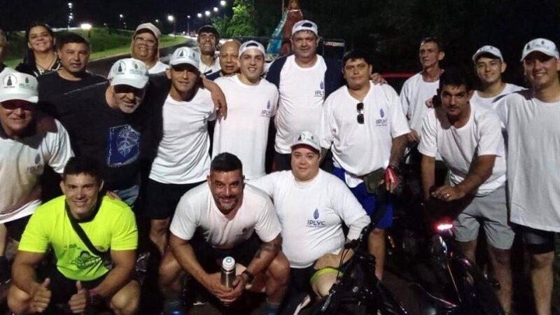 Ciclistas del IPLyC listos para salir rumbo a Itatí.