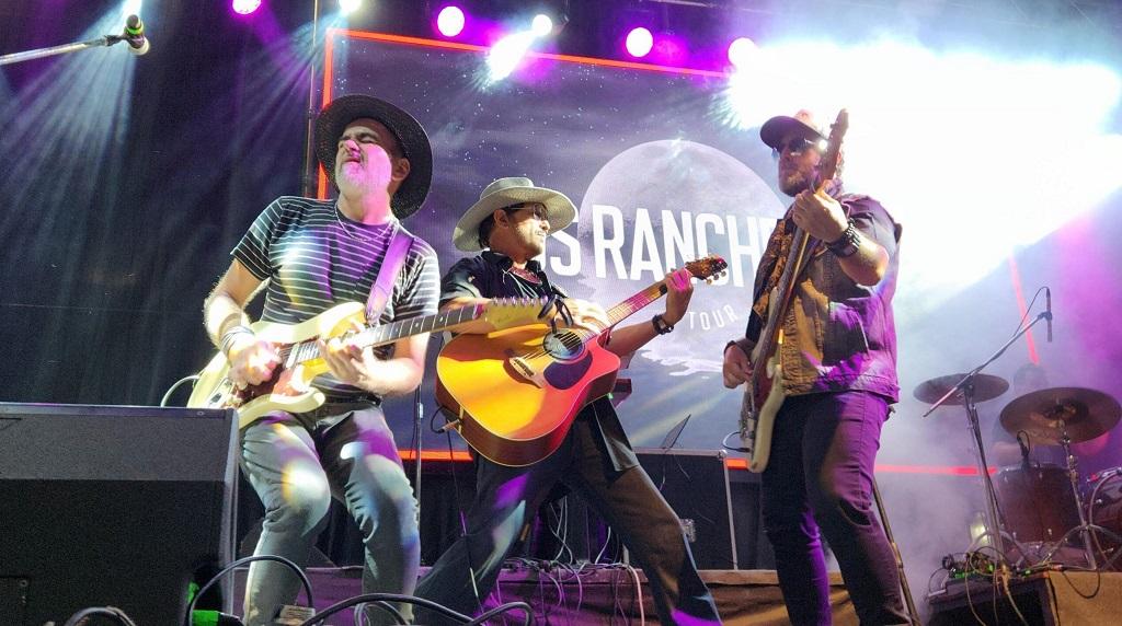 Los Rancheros durante el evento Posadas Mágica.