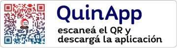QuinApp: escanea el QR, descargá la aplicación y registrate (indicaciones en este enlace).