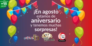 Quiniela y Poceada Misionera aniversario 2024 con sorteos especiales.