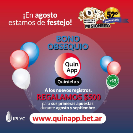 Bono obsequio QuinApp
