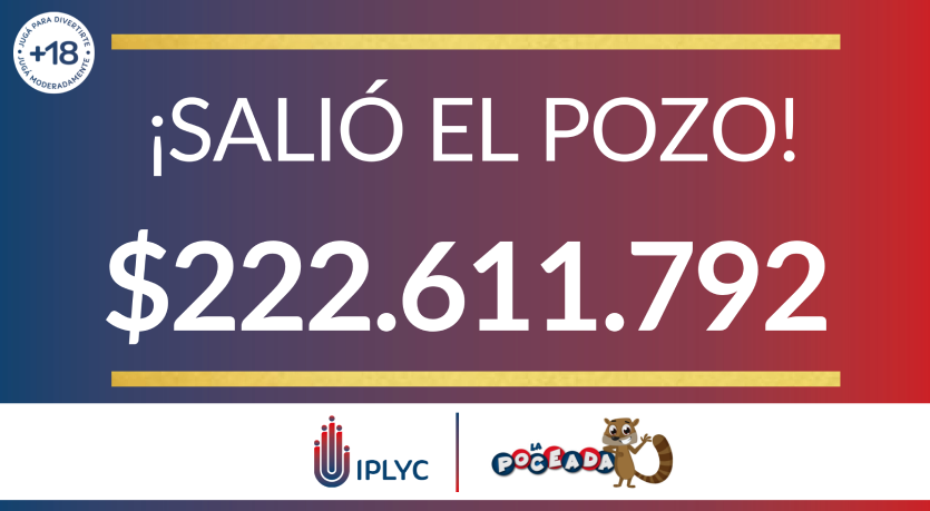 222.611.792 pesos del pozo de la Poceada para un jardinense.