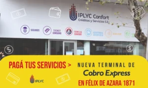 Cobro Express - Cobro de servicios en local de IPLyC Familia Confort.