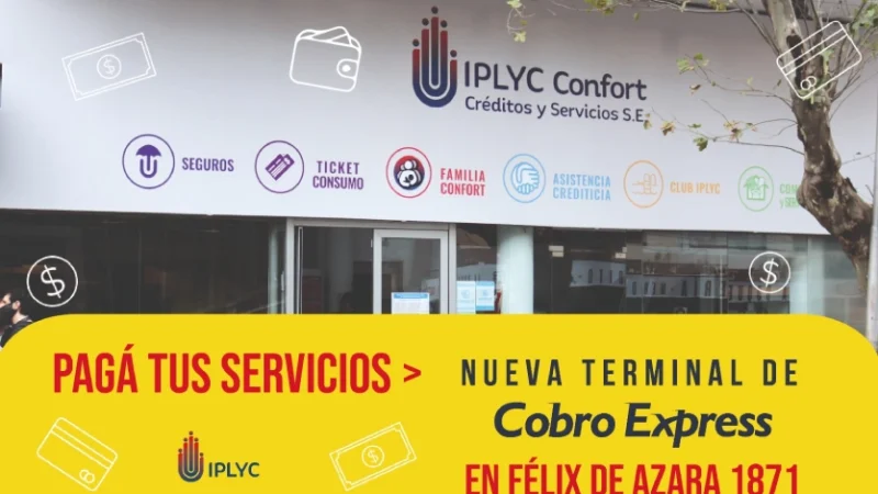 Cobro Express - Cobro de servicios en local de IPLyC Familia Confort.