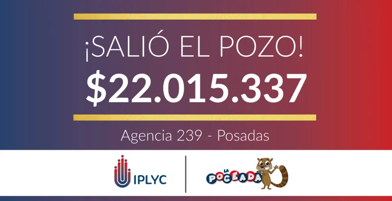 22.015.337 pesos de La Poceada para un posadeño.