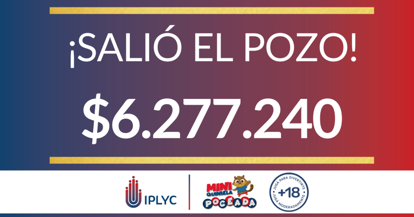 6.277.240 pesos para un apostador de la Mini Poceada en Oberá.