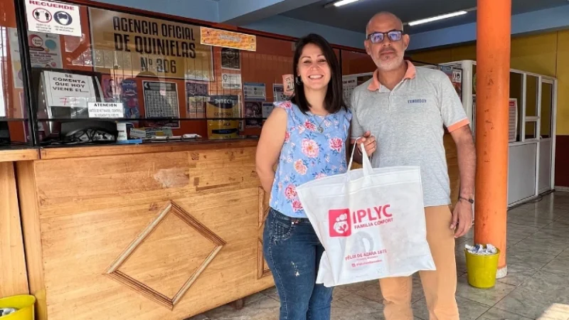 Silvana y Silvio de la Agencia 306, destacada del mes de agosto.