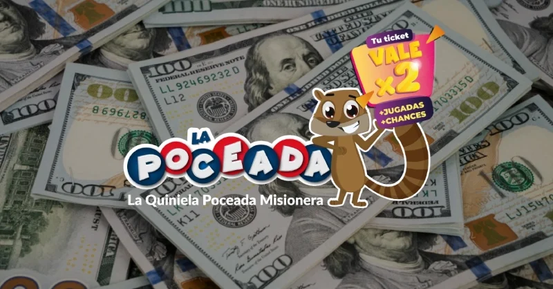 Sorteo Millonario de la Poceada, premio 100 mil dólares.