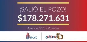 Pozo de 178.271.631 millones de pesos. Poceada Misionera.