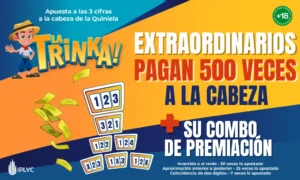 La Trinka: sorteos extraordinarios de marzo.