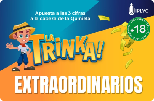 La Trinka: sorteos extraordinarios de marzo.