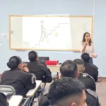 Isabel Zilveti charla con los alumnos sobre el mito del dinero fácil y la ludopatía.