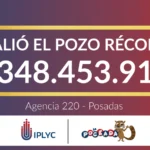 La Poceada entregó un pozo histórico de más de 348 millones de pesos para un apostador posadeño.