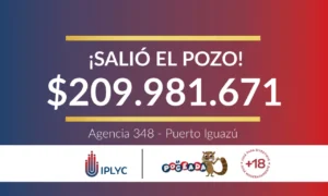 Poceada Misionera: más de 200 millones para un afortunado de Puerto Iguazú.