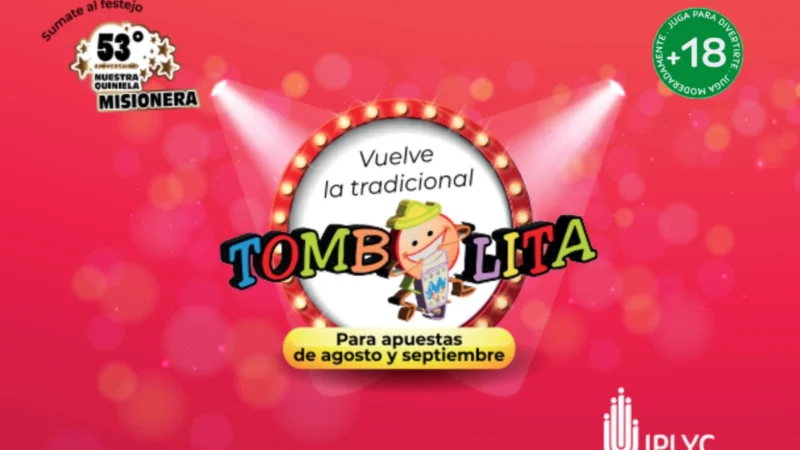 Aniversario de la Quiniela Misionera festeja con una Tombolita.