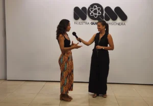 Isabel Zilveti de Juego Responsable, anuncia los ganadores del concurso.