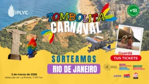 2 de marzo sorteo del viaje a Río De Janeiro de la Tombolita Carnaval.