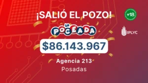 La Poceada premió a un posadeño con 86.143.967 pesos.
