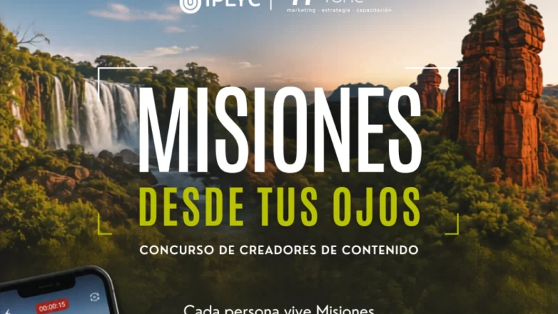 Afiche del concurso: Misiones desde tus ojos. IPLyC S.E. - Agencia Trending Topic.