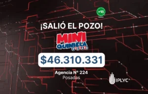 Pozo de 46.310.331 de pesos que se llevó un posadeño con la Mini Poceada.