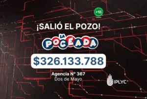 Más de 300 millones para un apostador de Dos De Mayo con la Poceada.