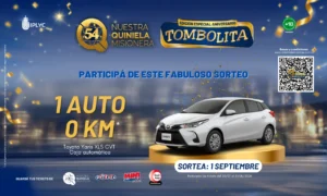 Tombolita Aniversario sorteo del 0 Kilómetro el 1 de septiembre.