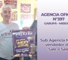 Atilio Manuel Odiard sonriente con pulgar arriba en su local