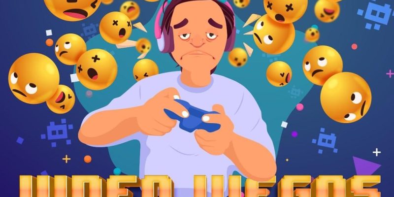 Imagen conceptual sobre adicción a los videojuegos.